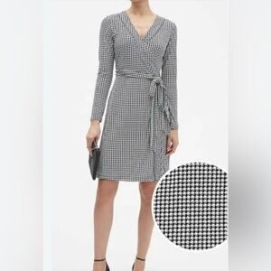 Banana Republic Elephant Pattern Wrap Style Dress - size XS